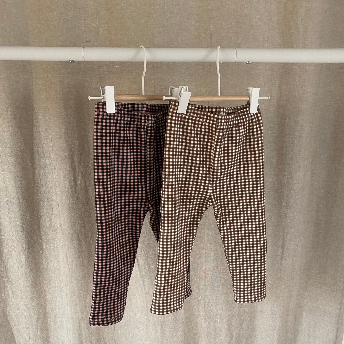 Warm Check Leggings