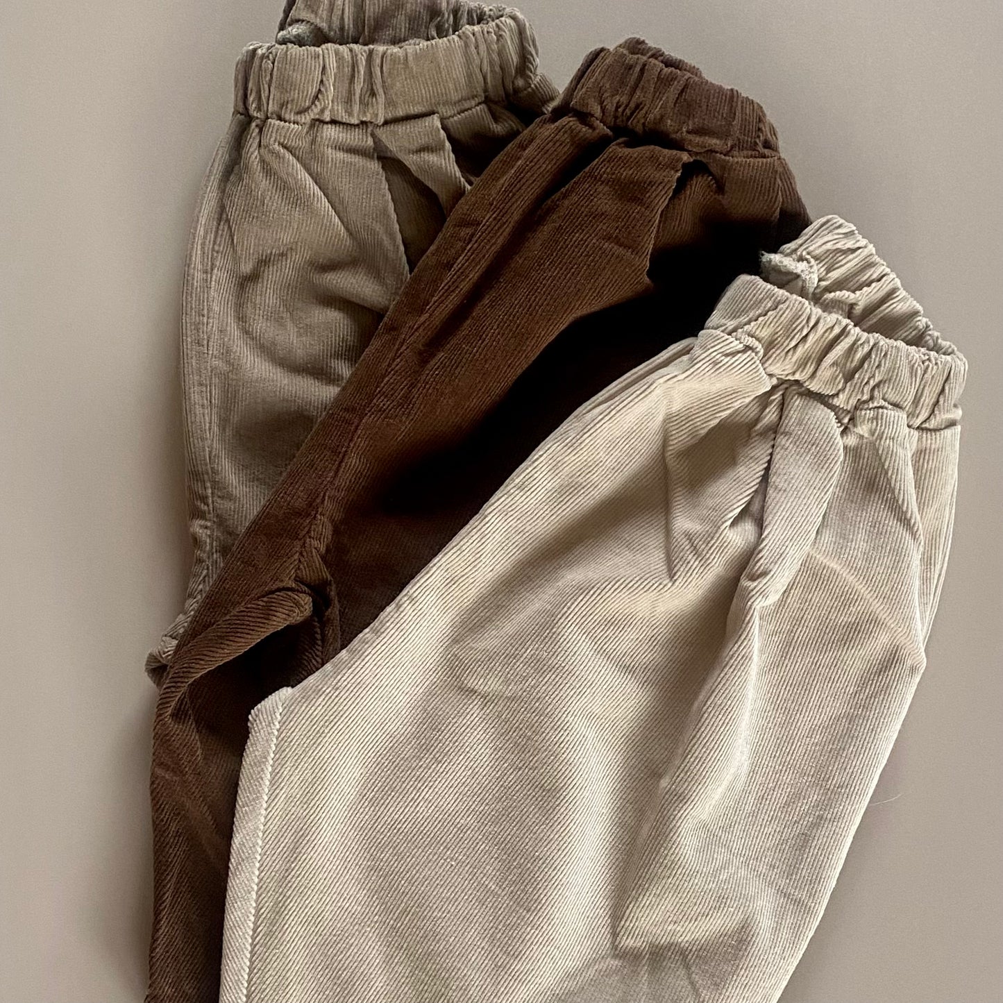 Finger Pants - Corduroy Brown