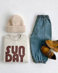 Sun Day Sweatshirt – Lässiger Print für entspannte Tage