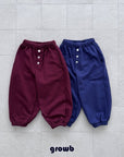 Button Jogger Pants