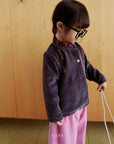 Little Foxx – Velvet Dot Cardigan