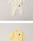 Little Foxx – Teddy Bear Embroidered Top & Bottom Set