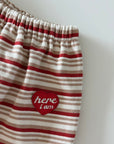 Little Foxx – Stripe Jogger Pants