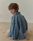 Little Foxx – Denim Check Shirt