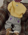 Little Foxx – Tiny Embroidery Jogger Pants