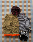Little Foxx – Striped Big Turtleneck Tee