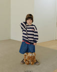 Little Foxx – Canvas Stripe Sweatshirts