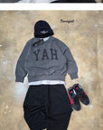 Little Foxx – Yes Sweatshirt-Charcoal