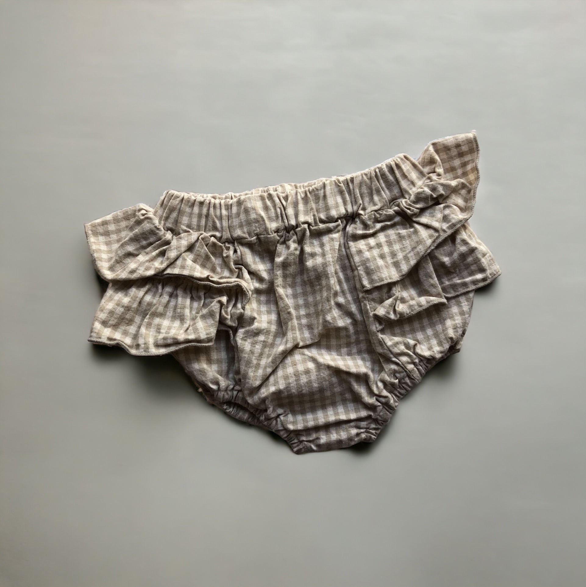 Mini Frill Gingham Bloomers – Niedliche Rüschen und klassisches Karomuster