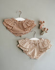 Mini Frill Gingham Bloomers – Niedliche Rüschen und klassisches Karomuster