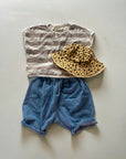 Cheetah Fringe Bucket Hat – Wilder Look mit verspieltem Saum