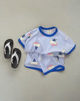 Ice Cream Club Set – T-Shirt & Shorts mit Allover-Print