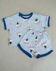Ice Cream Club Set – T-Shirt & Shorts mit Allover-Print
