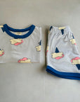 Ice Cream Club Set – T-Shirt & Shorts mit Allover-Print