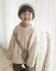 Pikat Cutting Sweatshirt – Oversized Sweat mit rohem Saum