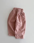 Cosy Dot Pants – Samtige Hose mit elastischem Bund