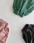 Cosy Dot Pants – Samtige Hose mit elastischem Bund