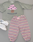 Rainbow Stripes Pants – Colorful stripes made of soft terry cloth for a good mood