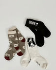 Cozy Socks Set – 3er-Pack Kuschelsocken für kleine Füße