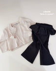 Little Foxx – Cats Frill Stretch Bootcut Pants