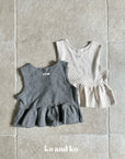 Little Foxx – Knit Shirring Top