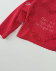 Little Foxx – Hearts Frill Tee