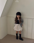 Little Foxx – Pompom Sleeveless Cardigan Set
