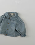 Little Foxx – Round Collar Denim Jacket
