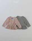 Little Foxx – Striped Ruched Tee