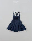 Little Foxx – Twill Dungaree Dress