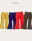 Little Foxx – Velour Pop Bootcut Pants