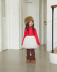 Little Foxx – Lolly Pop Peach Turtleneck Tee