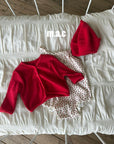Little Foxx – Strawberry Eyelet Cardigan Set