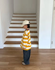 Little Foxx – Milk Colorblock Striped Tee