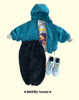 Little Foxx – Terry Stripe Jogger Pants