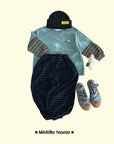 Little Foxx – Terry Stripe Jogger Pants