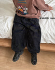 Little Foxx – Terry Striped Jogger Pants