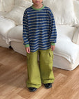 Little Foxx – Cargo Embossed Check Pants