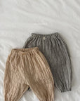 Little Foxx – Bebe Check Jogger Pants