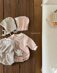 Little Foxx – Bebe Natural Stripe Bonnet