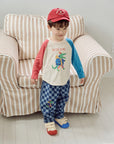 Little Foxx – Check Denim Pants
