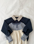 Little Foxx – Eddie Stripe Henley Tee