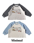 Little Foxx – Printed Raglan Tee