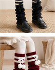 Little Foxx – Pompom Two-Line Warmer Leg Warmers