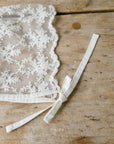 Little Foxx – Chocolate Lace Bonnet