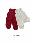 Little Foxx – Waffle Button Jumpsuit