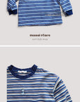 Little Foxx – Vin Embroidery Striped Tee