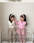 Little Foxx – Flower Frill Jogger Pants