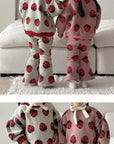 Little Foxx – Strawberry Bootcut Pants Set (Double Fleece)