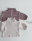Little Foxx – French Terry Anorak Stripe Top